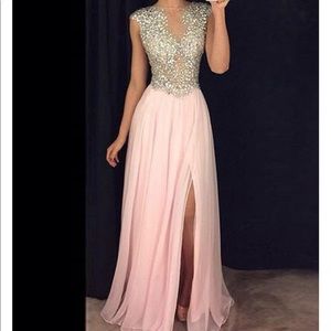 Pink and sparkly dress